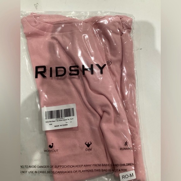 Pink Ribbed T-Shirt - Picture 2 of 3